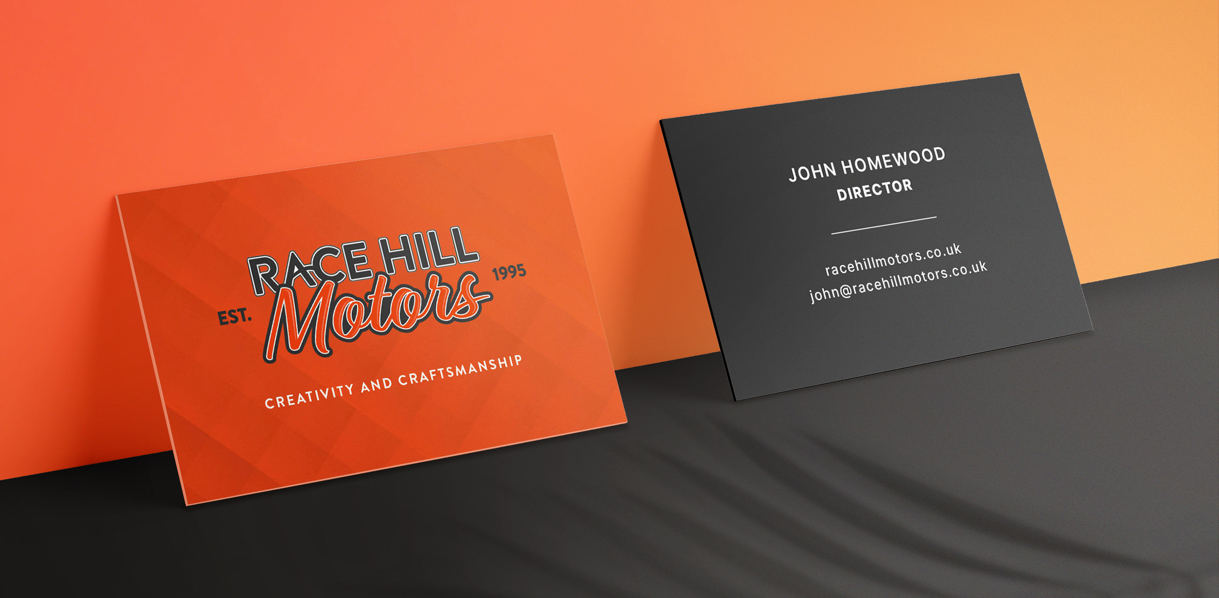 Race Hill Motors Business Cards